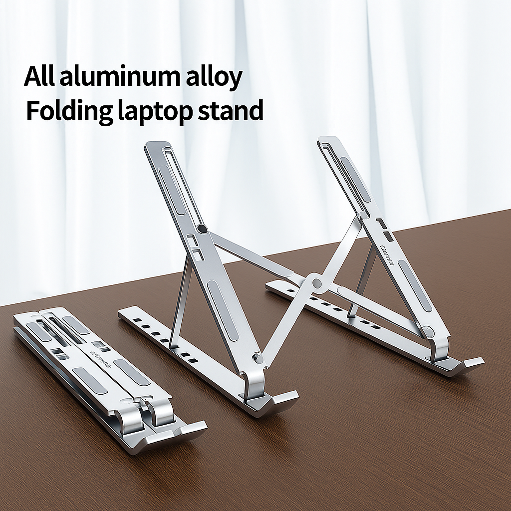 Aluminum Adjustable Foldable Laptop Stand 💻 (Original)