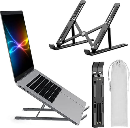 Aluminum Adjustable Foldable Laptop Stand 💻 (Original)